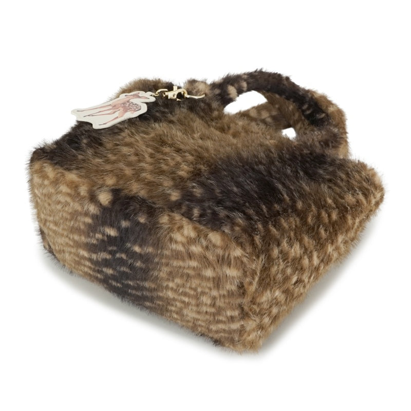 FUR ANIMAL　ファートートバッグ（ブラウン）
