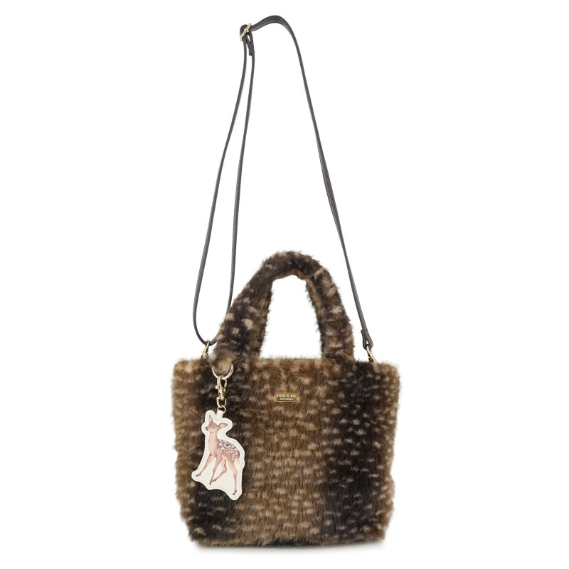 FUR ANIMAL　ファートートバッグ（ブラウン）