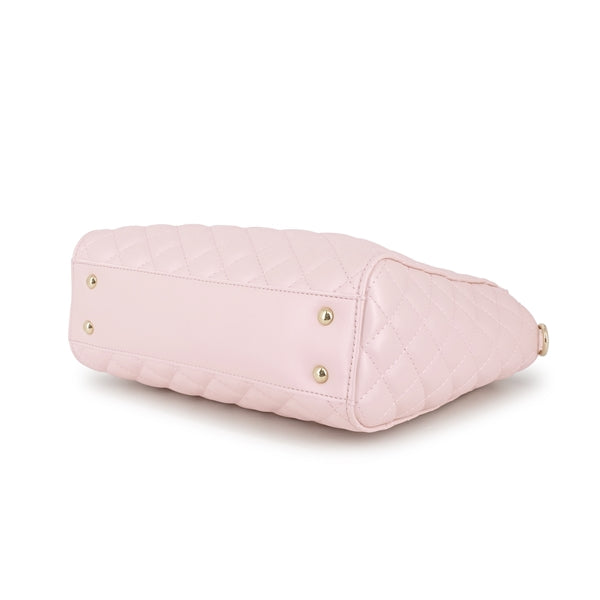 QUILTING ハンドバッグ ピンク