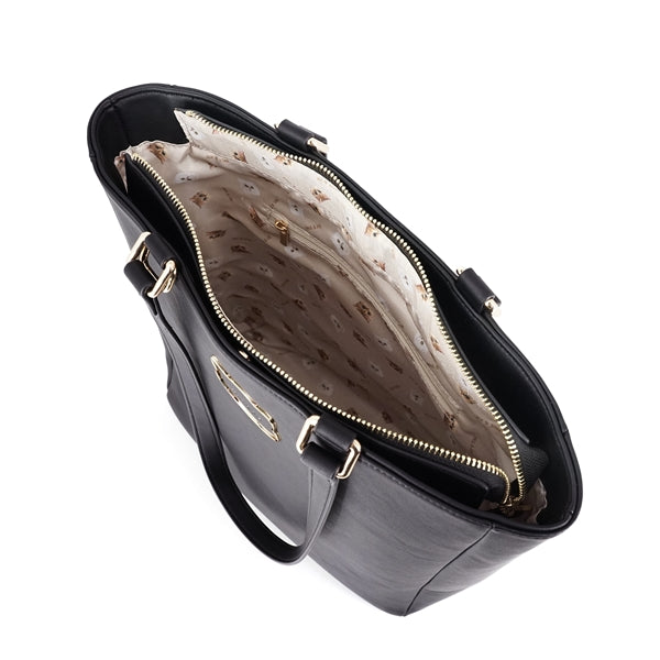 BIG CAT METAL 縦型トートバッグ ブラック