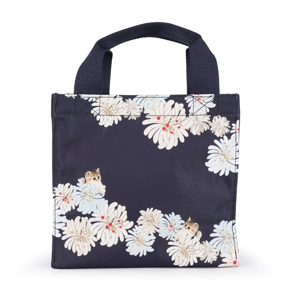 クリザンテーム＆ヌネット ランチトート（ネイビー）