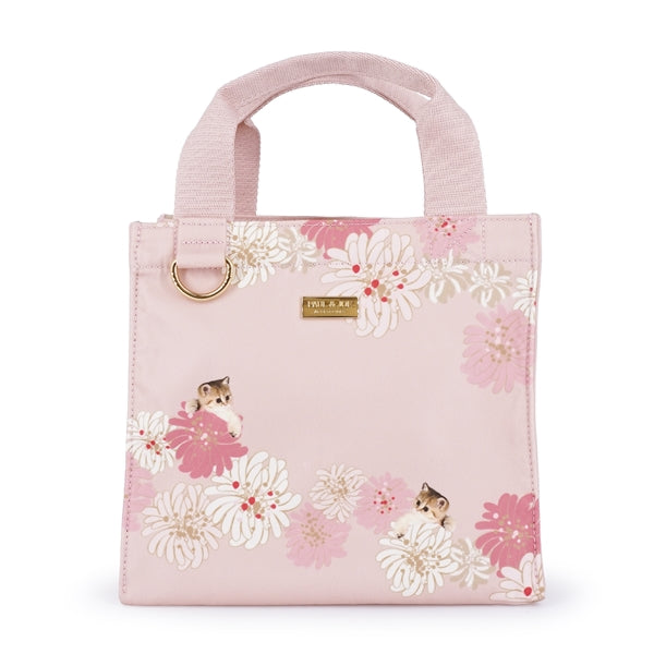 クリザンテーム＆ヌネット ランチトート（ピンク）