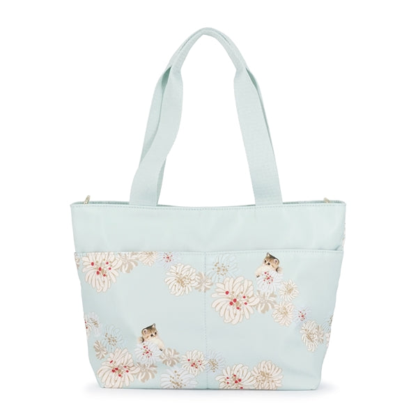 クリザンテーム＆ヌネット　トートバッグ（ミント）