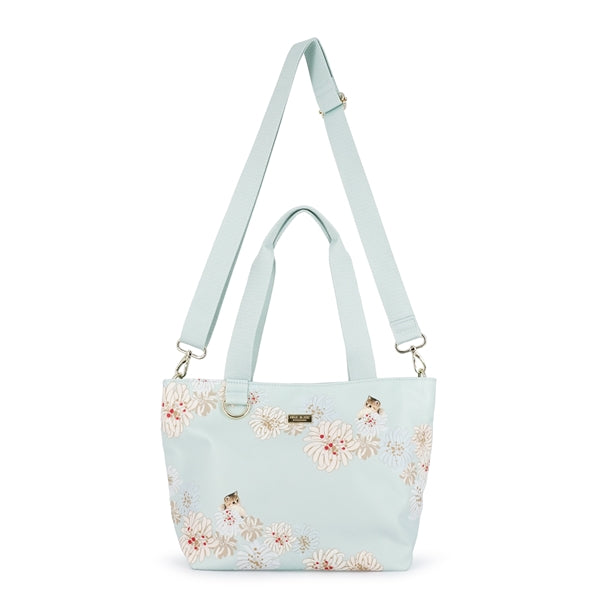 クリザンテーム＆ヌネット　トートバッグ（ミント）