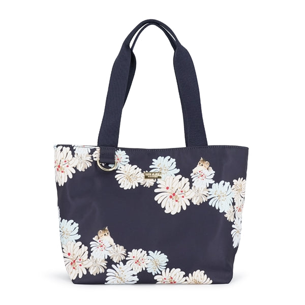 クリザンテーム＆ヌネットトートバッグ （ネイビー）