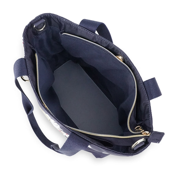 クリザンテーム＆ヌネットトートバッグ （ネイビー）