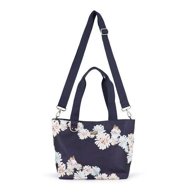 クリザンテーム＆ヌネットトートバッグ （ネイビー）