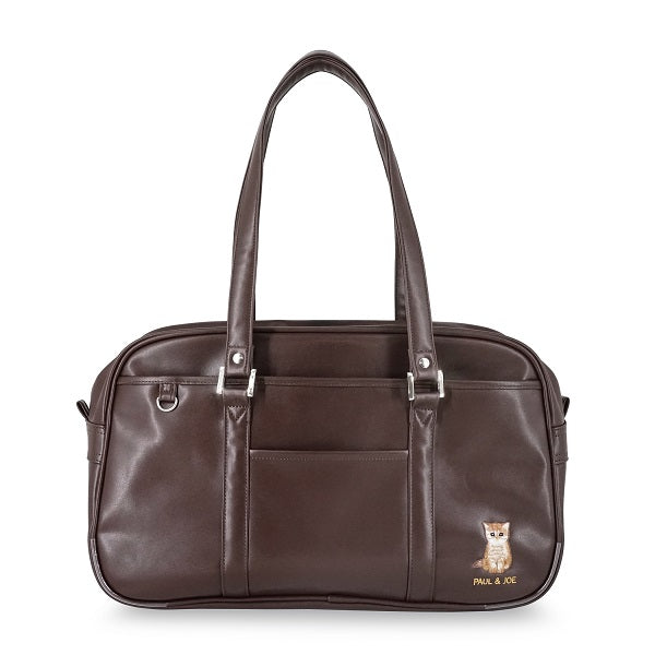 スクールバッグ　ブラウン