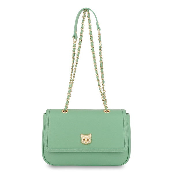 3D CAT FACE ショルダーバッグ （グリーン）