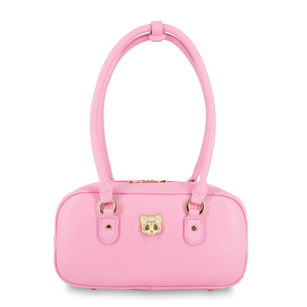 3D CAT FACE ボストンバッグ （ピンク）