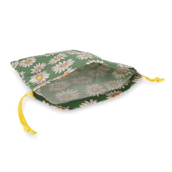 巾着付きビーズバッグ （グリーン）