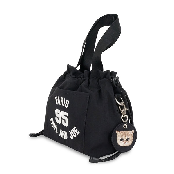 95 EMBROIDERY ミニ巾着バッグ （ブラック）