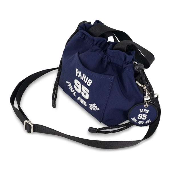 95 EMBROIDERY ミニ巾着バッグ （ネイビー）