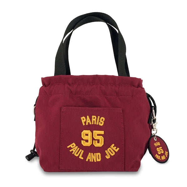 95 EMBROIDERY ミニ巾着バッグ （ワイン）