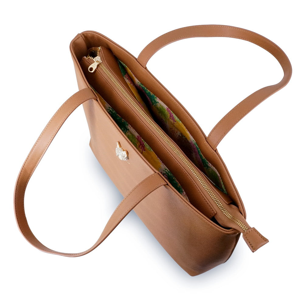 CAT BIJOU トートバッグ（キャメル）