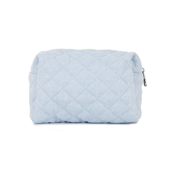 LOGO QUILTING　ポーチ（ブルー）