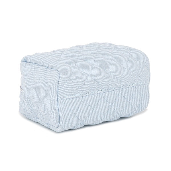 LOGO QUILTING　ポーチ（ブルー）