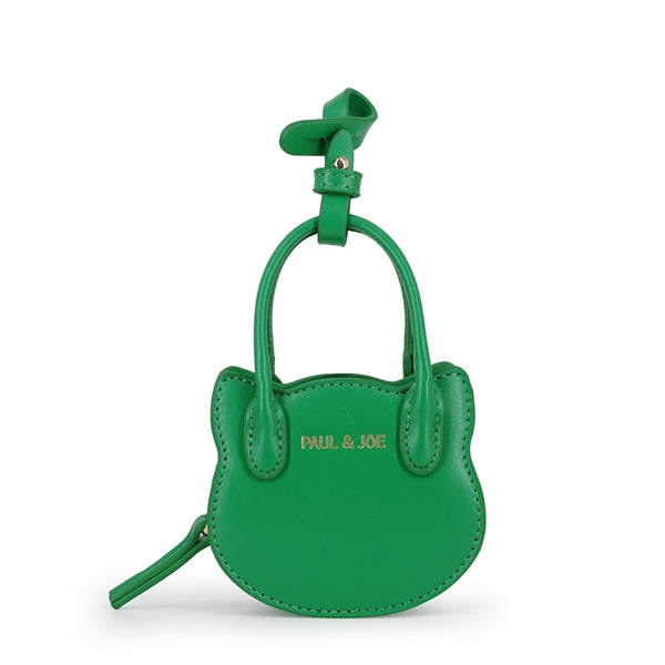SMALL BAG CHARM ねこ型バッグチャーム グリーン