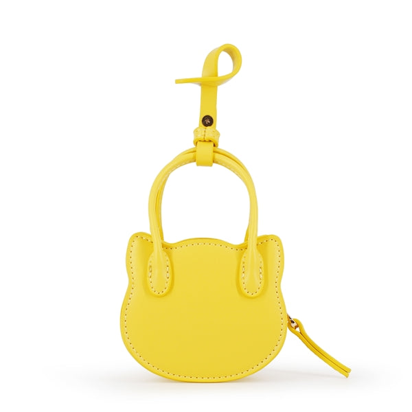 SMALL BAG CHARM ねこ型バッグチャーム イエロー
