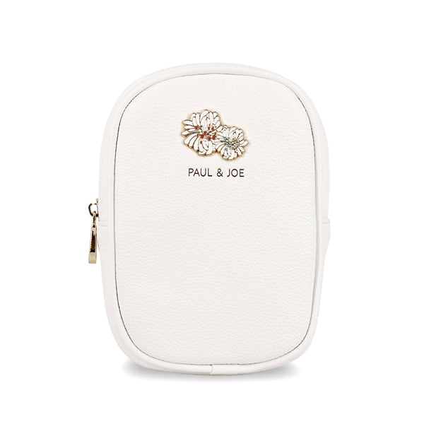 クリザンテーム・メタル　ポーチ アイボリー