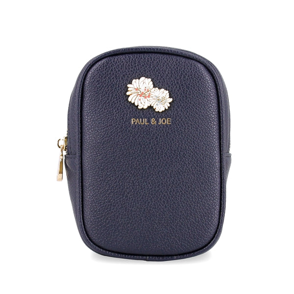 クリザンテーム・メタル　ポーチ ネイビー