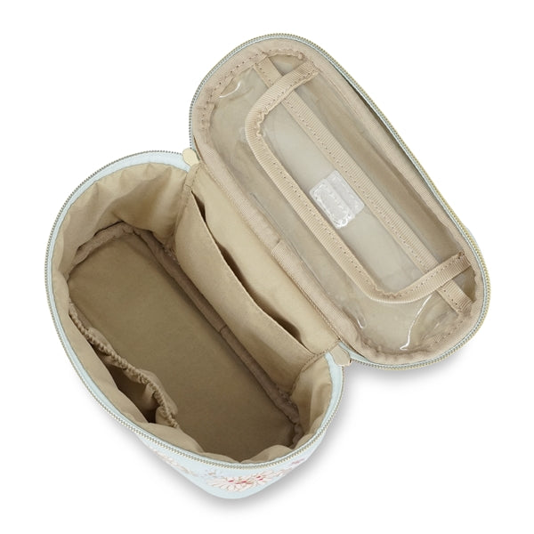 クリザンテーム＆ヌネット 持ち手付きポーチ （ミント）