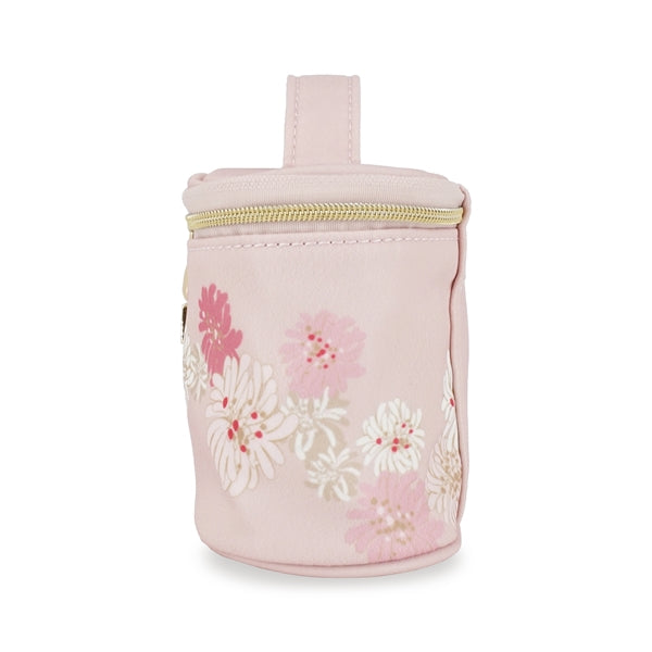 クリザンテーム＆ヌネット 持ち手付きポーチ （ピンク）