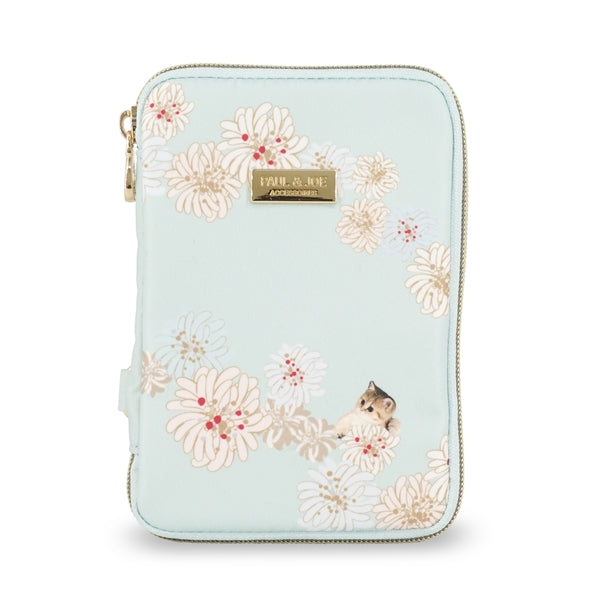 クリザンテーム＆ヌネット マルチポーチ（ミント）