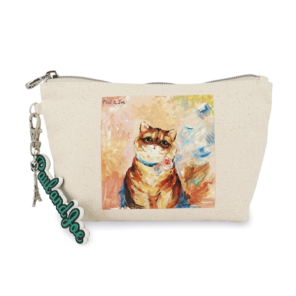 キャンバス ロゴチャーム ポーチ