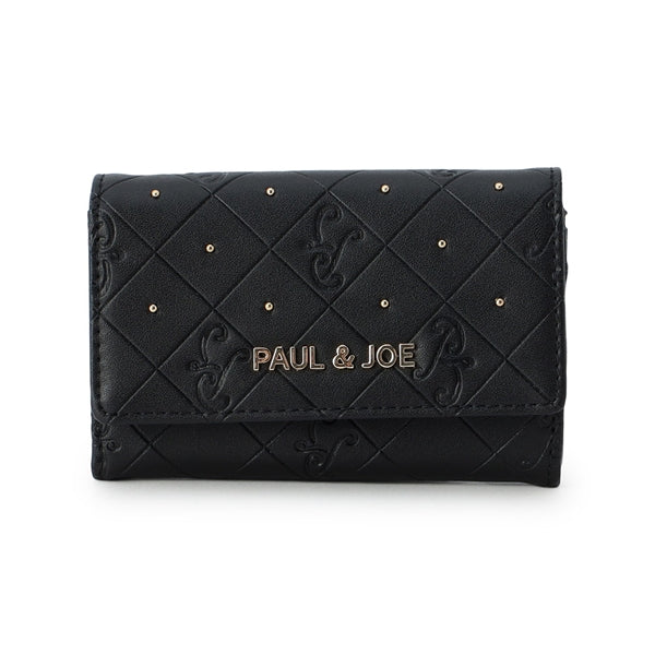 エンボス　名刺入れ　ブラック