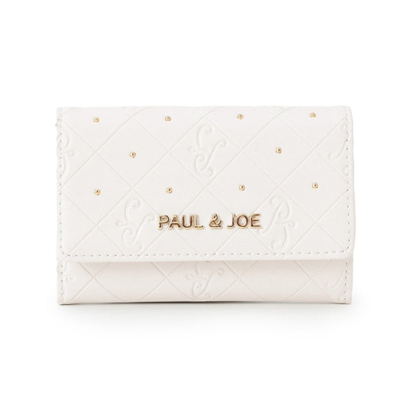 エンボス　名刺入れ　アイボリー