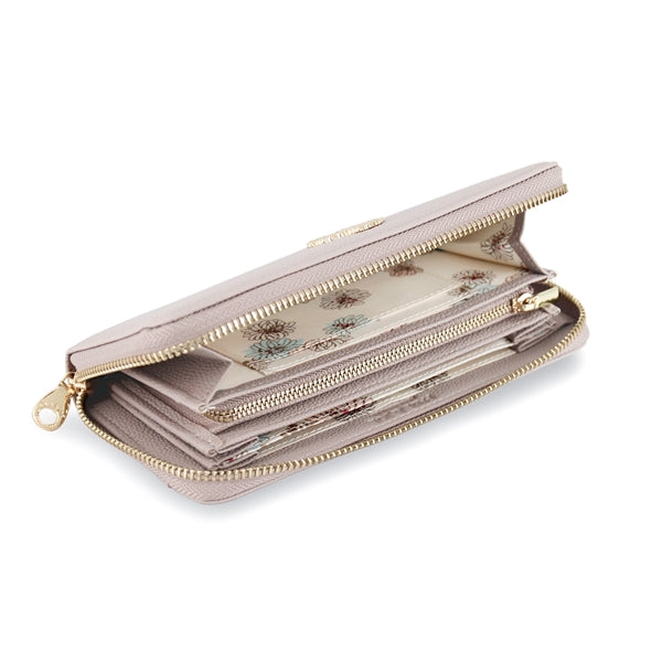 クリザンテーム・メタル　ラウンド束入れ　グレー