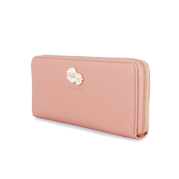 クリザンテーム・メタル　ラウンド束入れ　ピンク