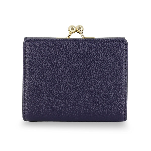ポール＆ジョー クリザンテーム・メタル 口金ミニ財布 ネイビー