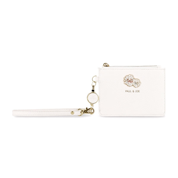 クリザンテーム・メタル　カードコインケース　アイボリー