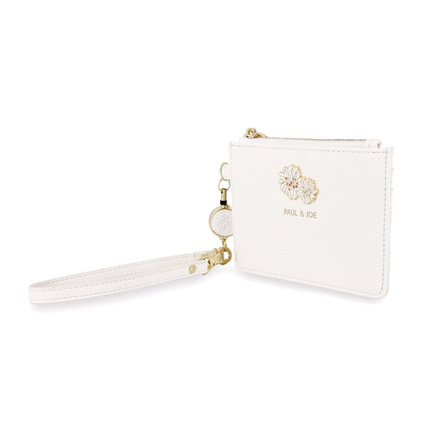 クリザンテーム・メタル　カードコインケース　アイボリー