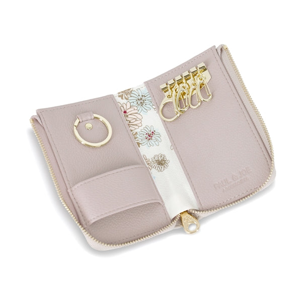 クリザンテーム・メタル　キーケース　グレー