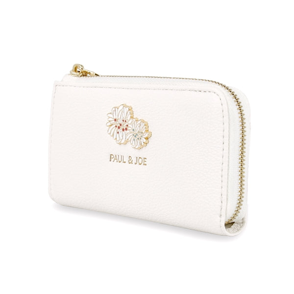 クリザンテーム・メタル　キーケース　アイボリー