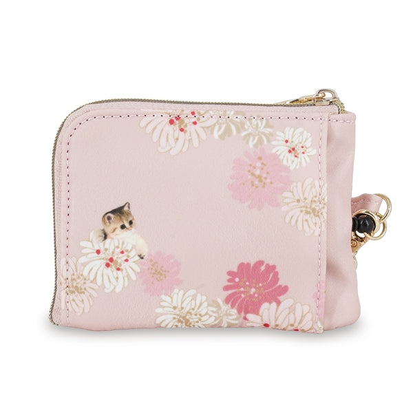 クリザンテーム＆ヌネット　パスコインケース  （ピンク）