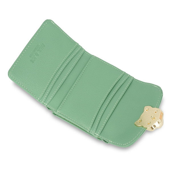 3D CAT FACE 口金ミニ財布 （グリーン）