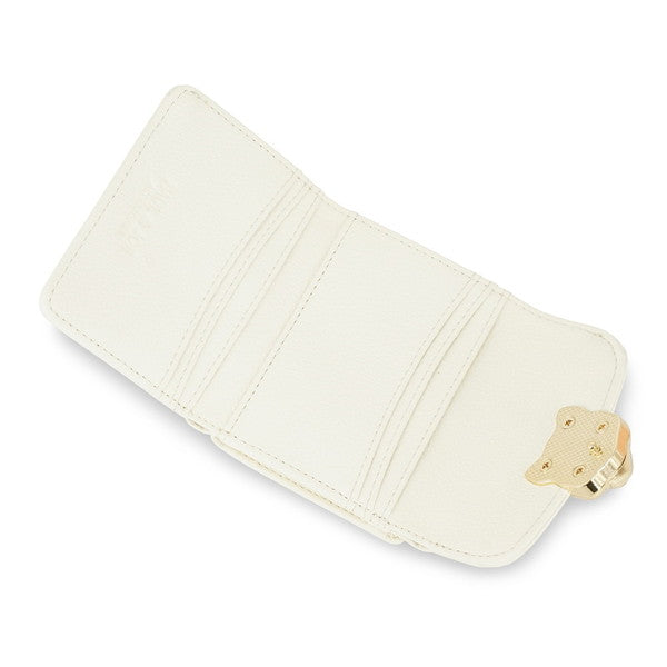 3D CAT FACE 口金ミニ財布 （アイボリー）