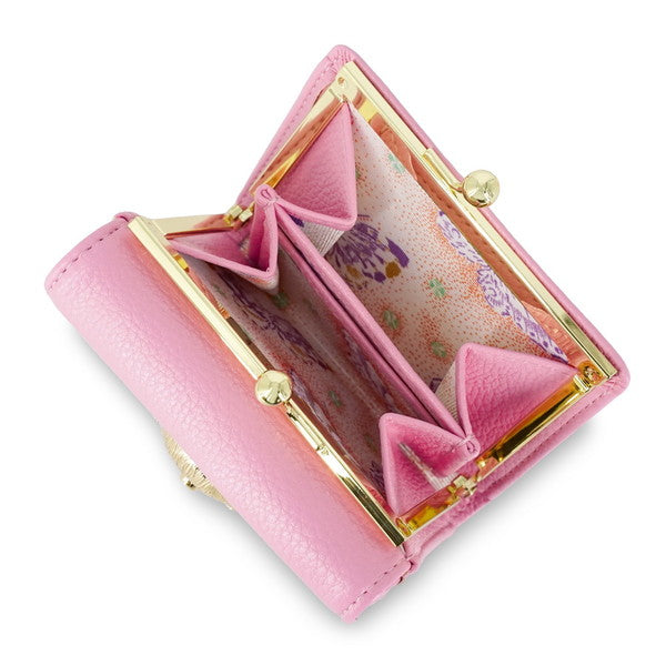 3D CAT FACE 口金ミニ財布 （ピンク）