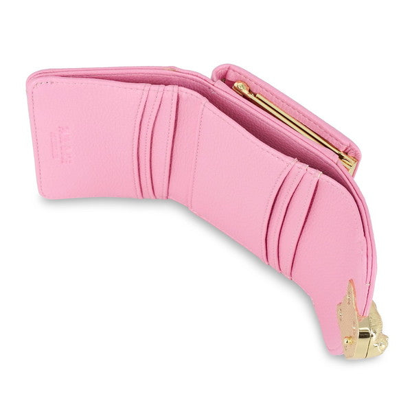 3D CAT FACE 口金ミニ財布 （ピンク）