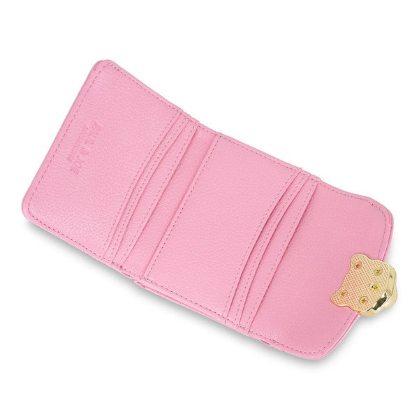 3D CAT FACE 口金ミニ財布 （ピンク）