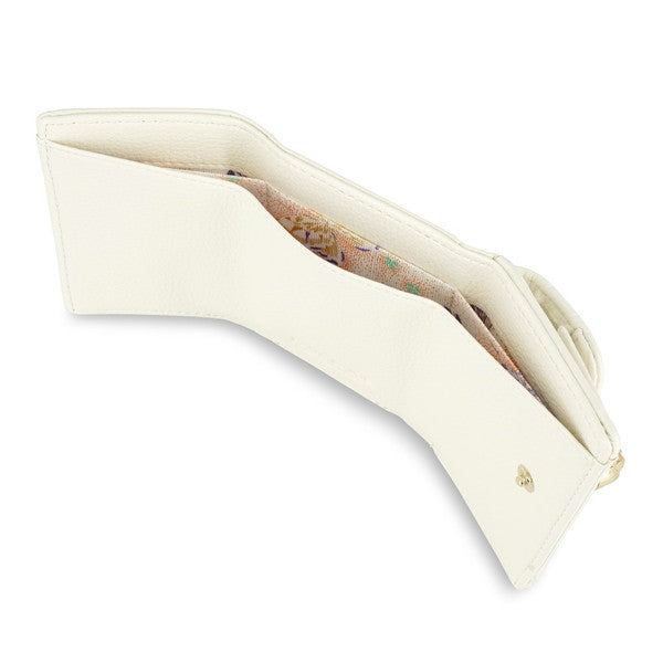 3D CAT FACE ミニ財布 （アイボリー）