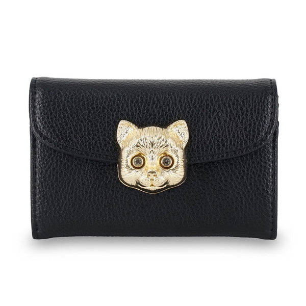 3D CAT FACE 名刺入れ （ブラック）