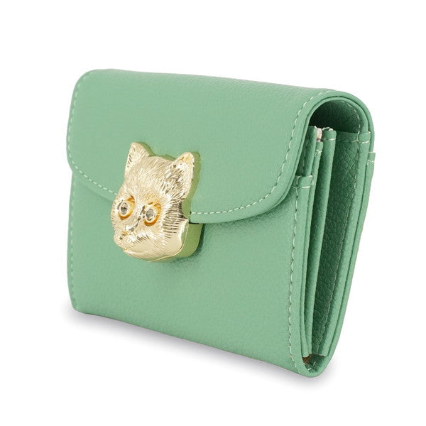 3D CAT FACE 名刺入れ （グリーン）