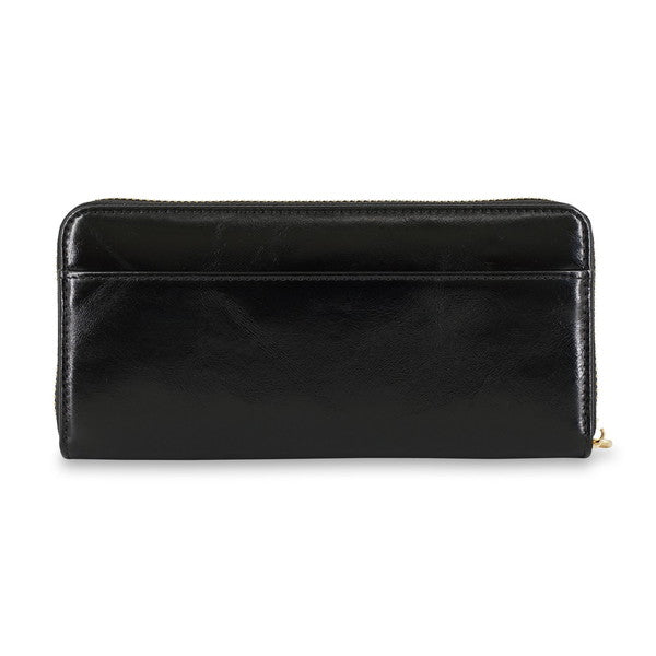 デイジー エンボス ラウンド束入れ （ブラック）