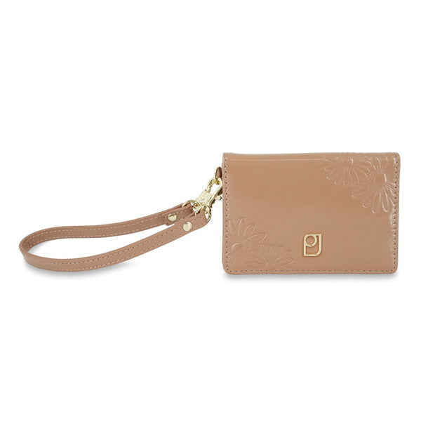 DAISY EMBOSS 2面パスケース （ベージュ）