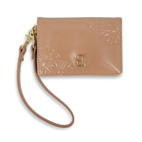 DAISY EMBOSS 2面パスケース （ベージュ）